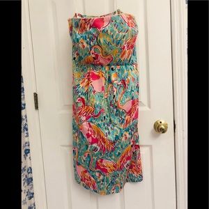 Lilly Pulitzer strapless dress size 12